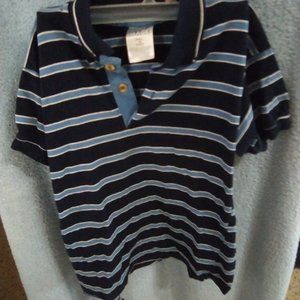 Basic Image stripe short sleeve shirt size 8